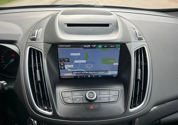 Ford Grand C-MAX cena 52900 przebieg: 144000, rok produkcji 2016 z Wałbrzych małe 781